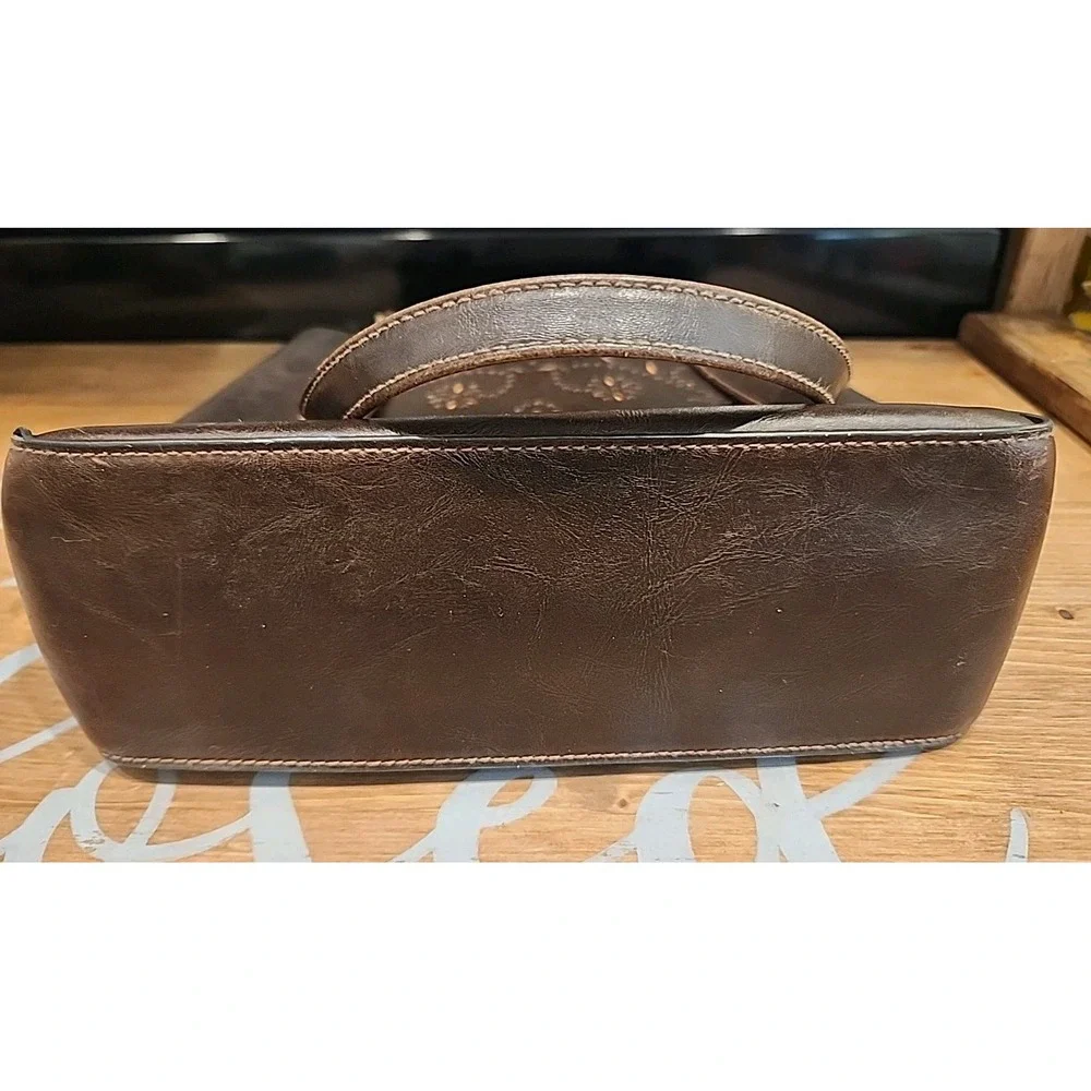 Smartlyte Brown‎ Vegan Leather Satchel Tote Shoulder Purse